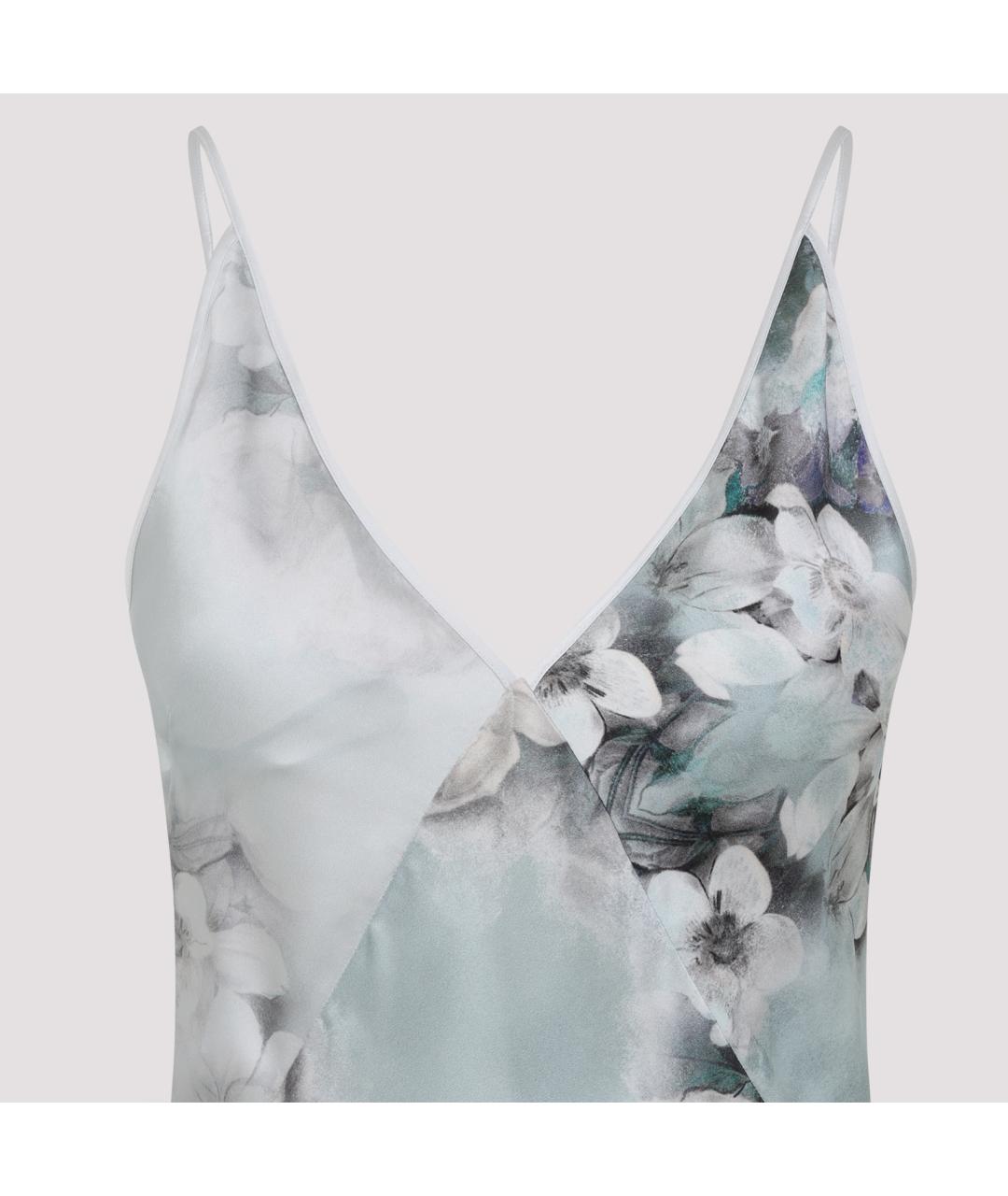 ALBERTA FERRETTI Мульти вискозное вечернее платье, фото 3