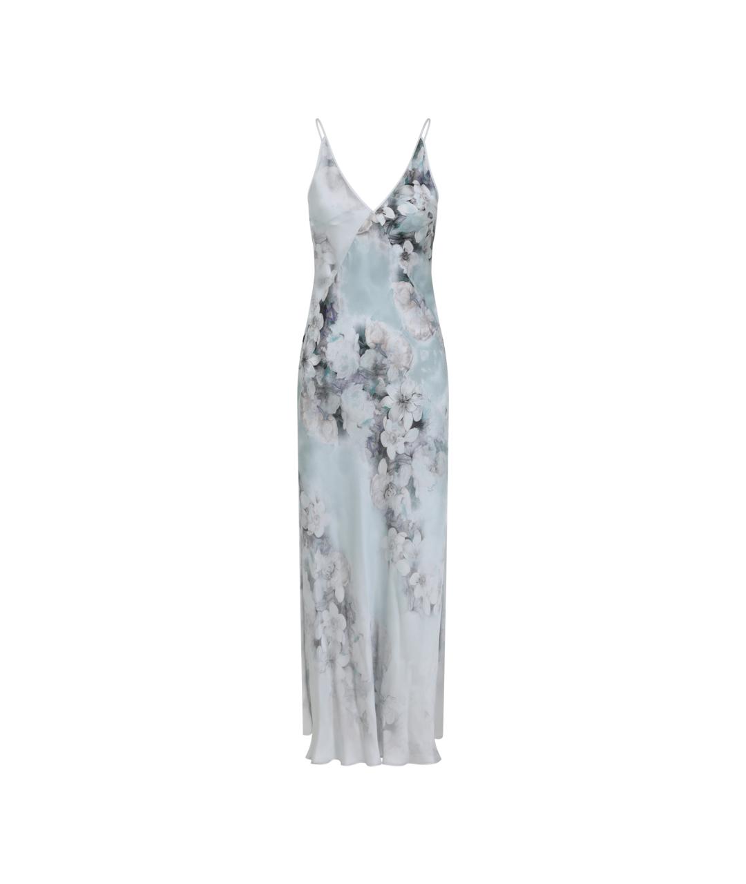 ALBERTA FERRETTI Мульти вискозное вечернее платье, фото 1