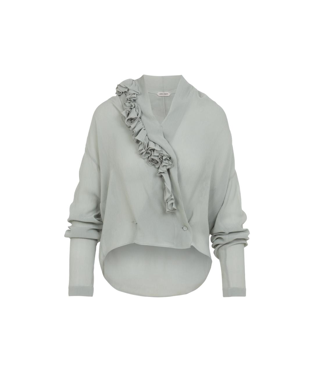 ALBERTA FERRETTI Бирюзовая блузы, фото 1