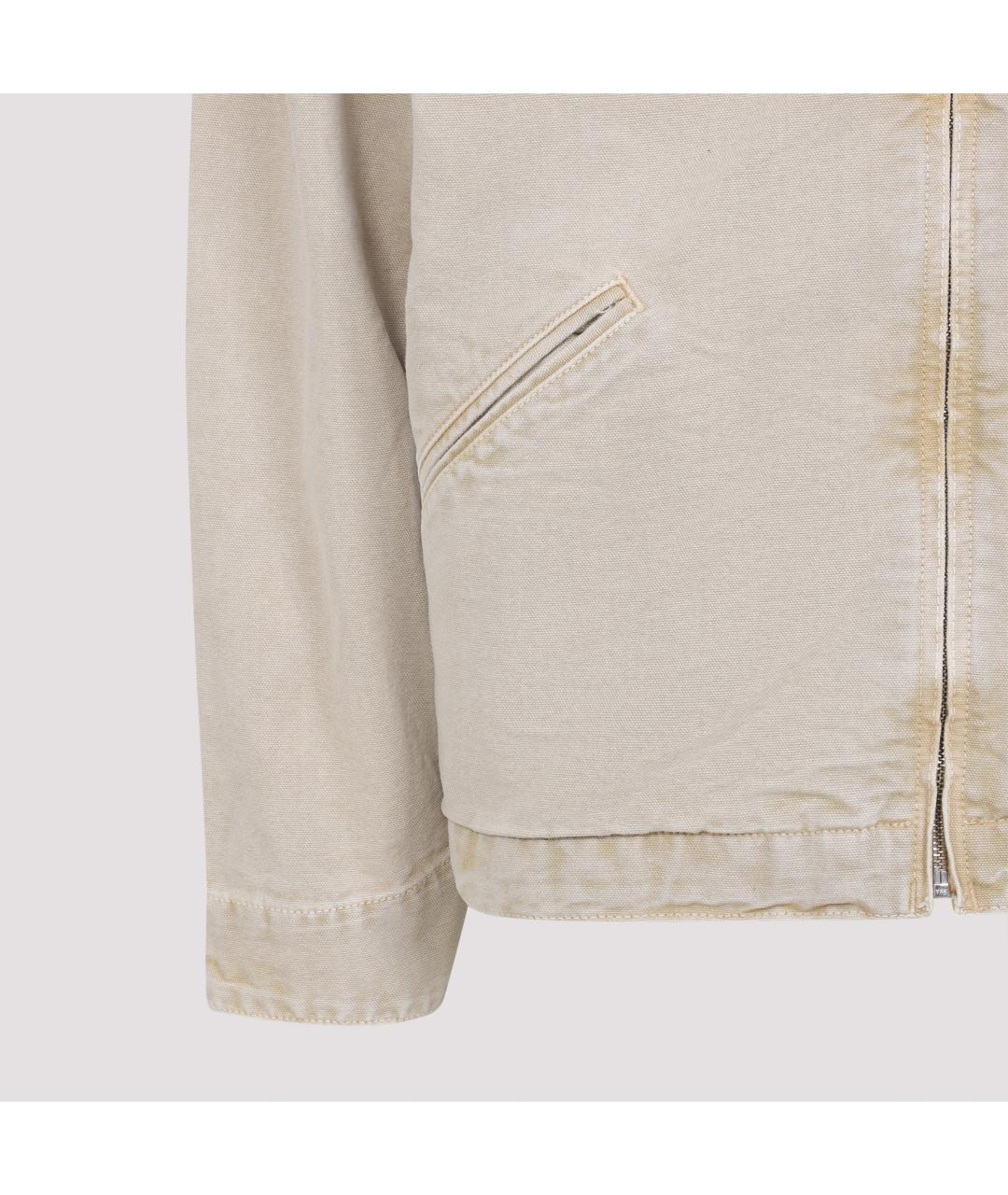 CARHARTT WIP Бежевая хлопковая куртка, фото 3