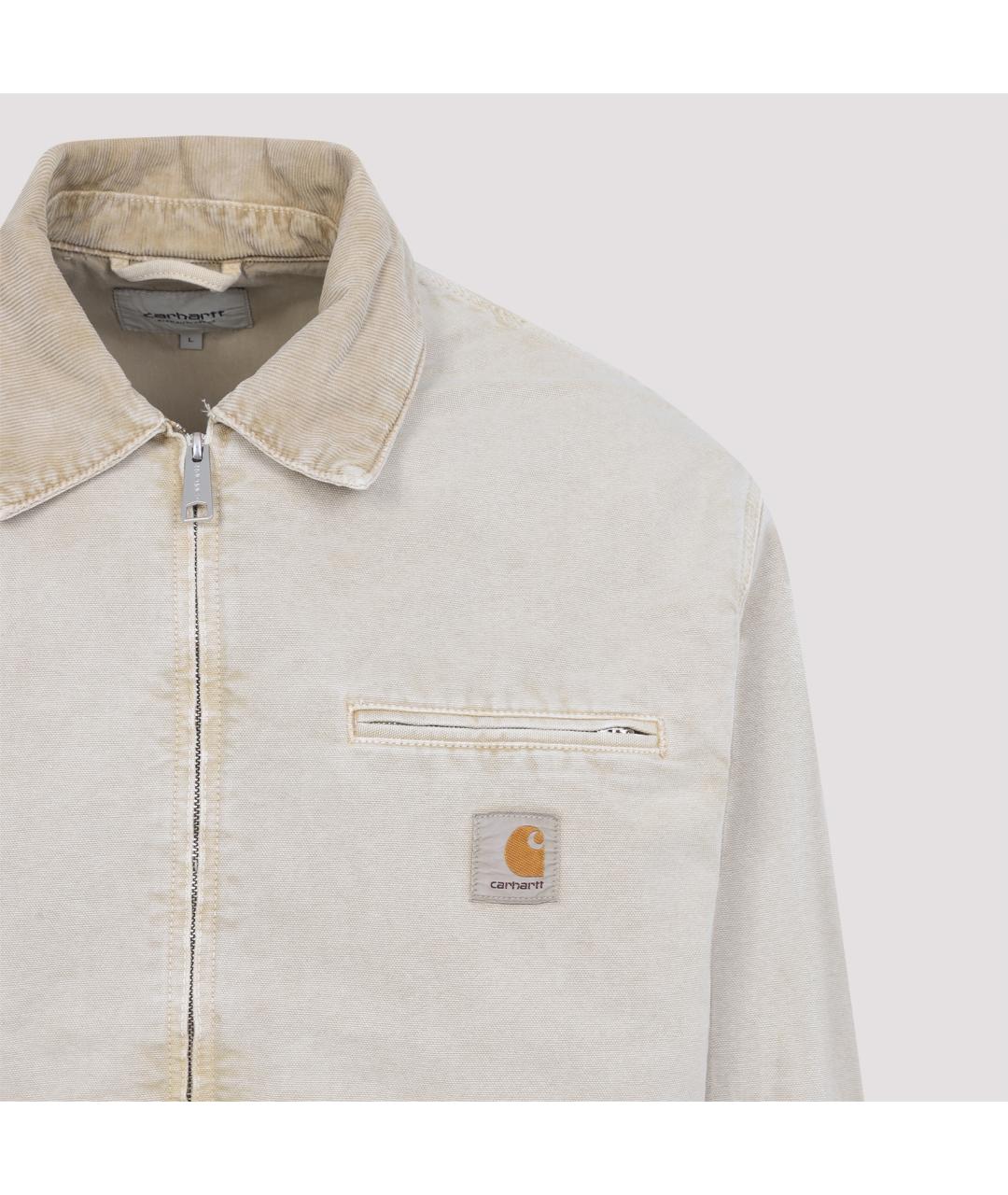 CARHARTT WIP Бежевая хлопковая куртка, фото 4