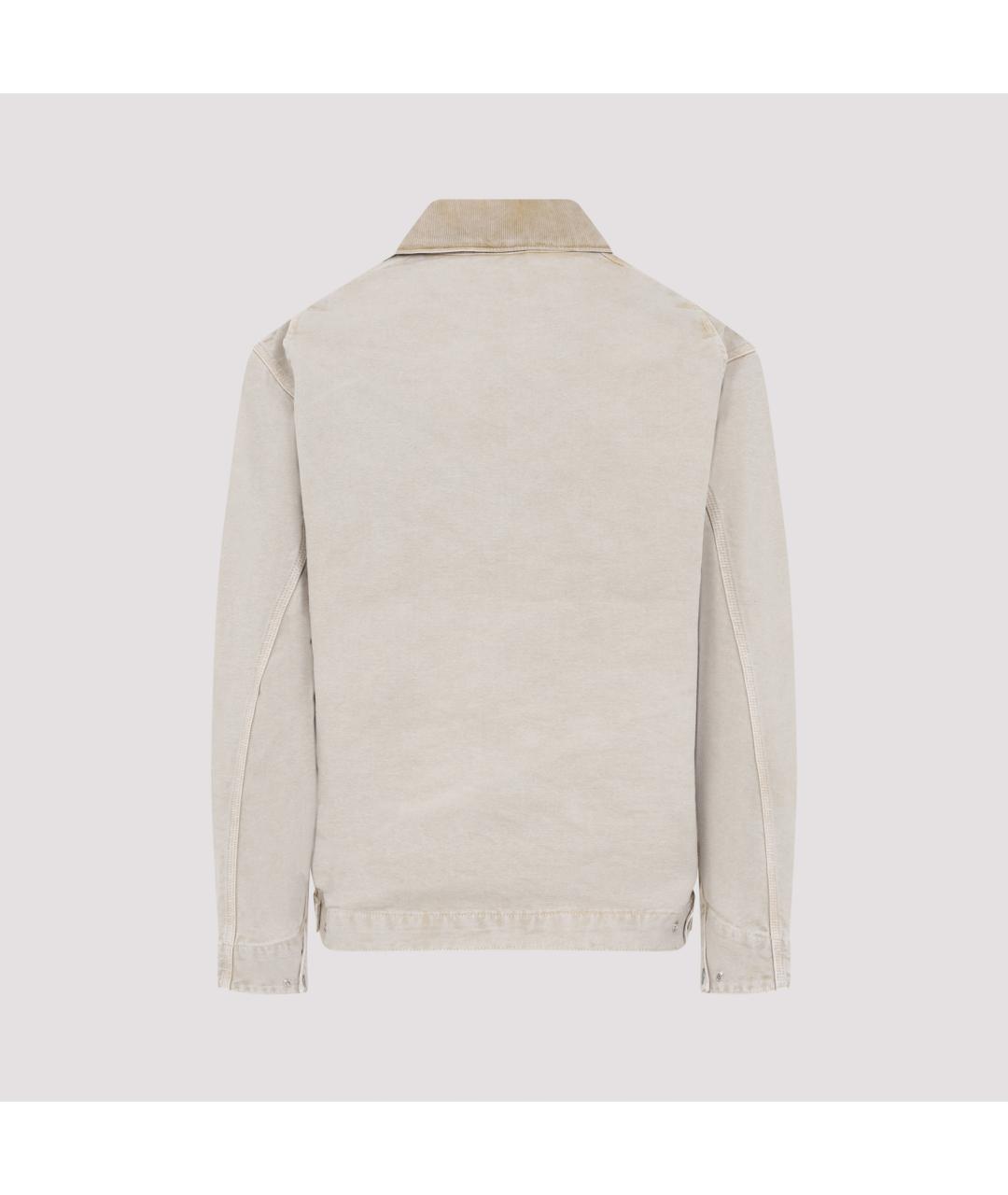 CARHARTT WIP Бежевая хлопковая куртка, фото 2