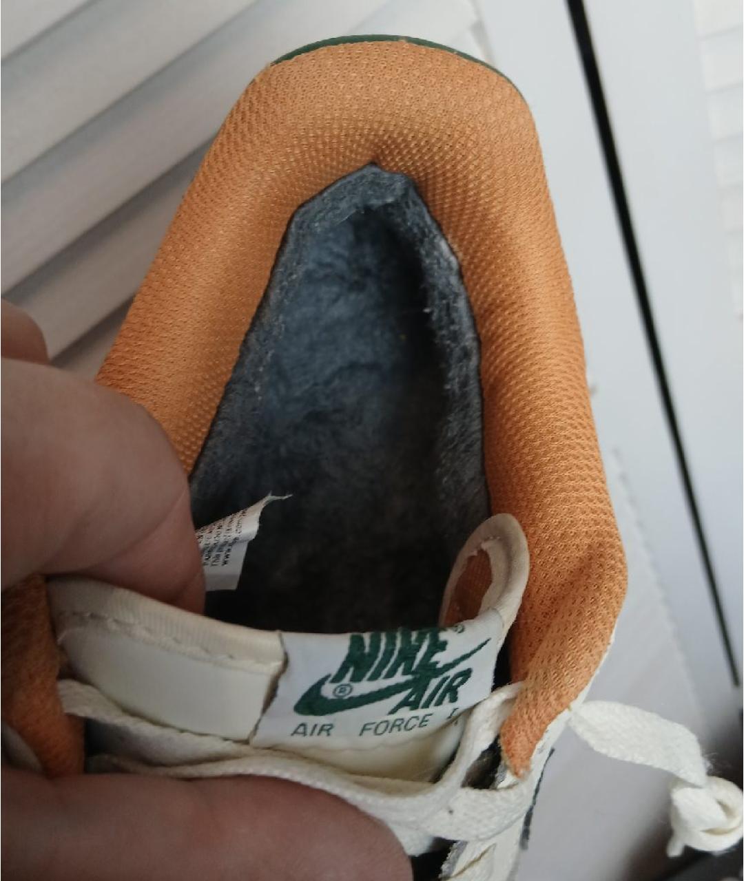 NIKE Белые кожаные высокие кроссовки / кеды, фото 6