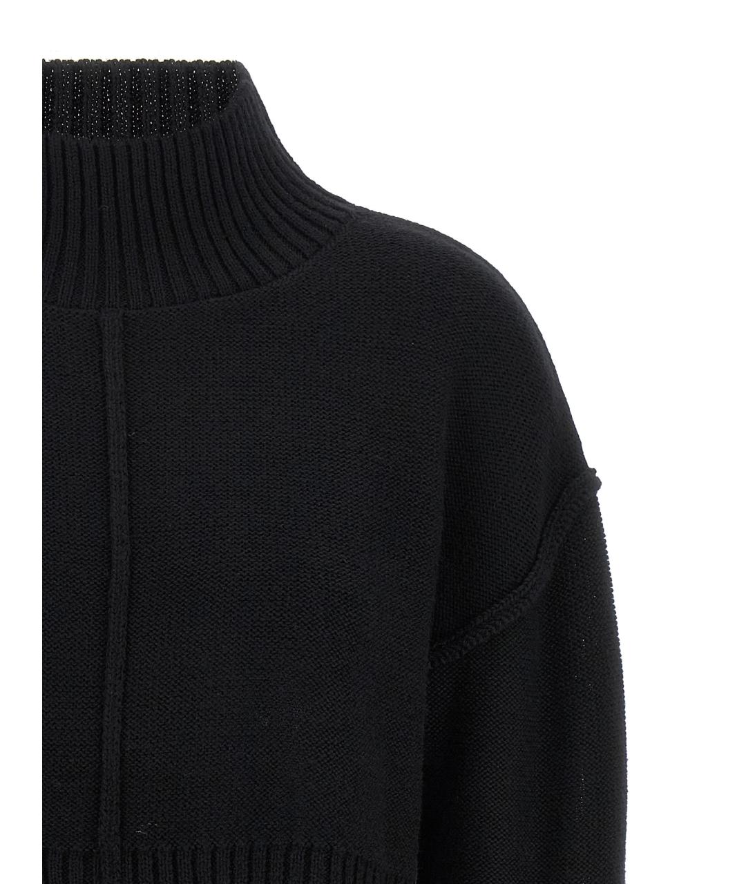 MM6 MAISON MARGIELA Черный шерстяной джемпер / свитер, фото 3