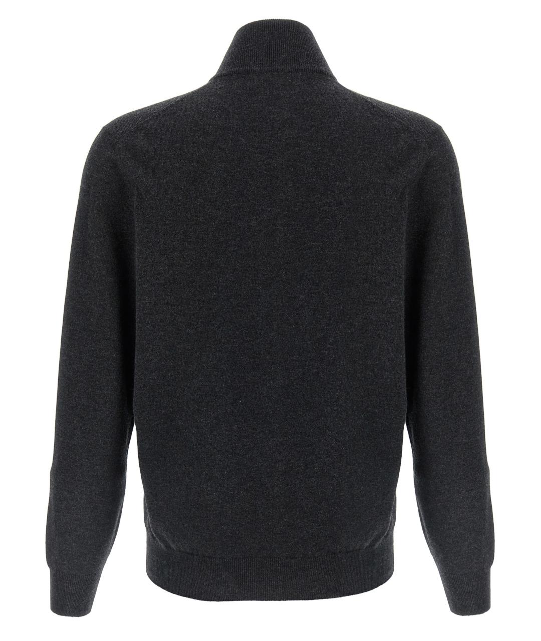 BRUNELLO CUCINELLI Антрацитовая кашемировая куртка, фото 2