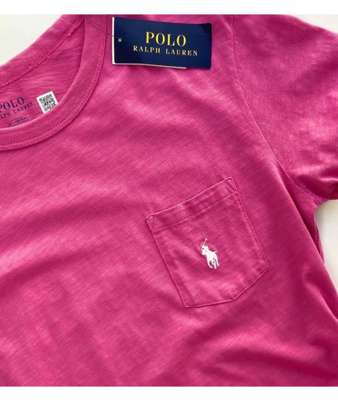 RALPH LAUREN Розовое повседневное платье, фото 3