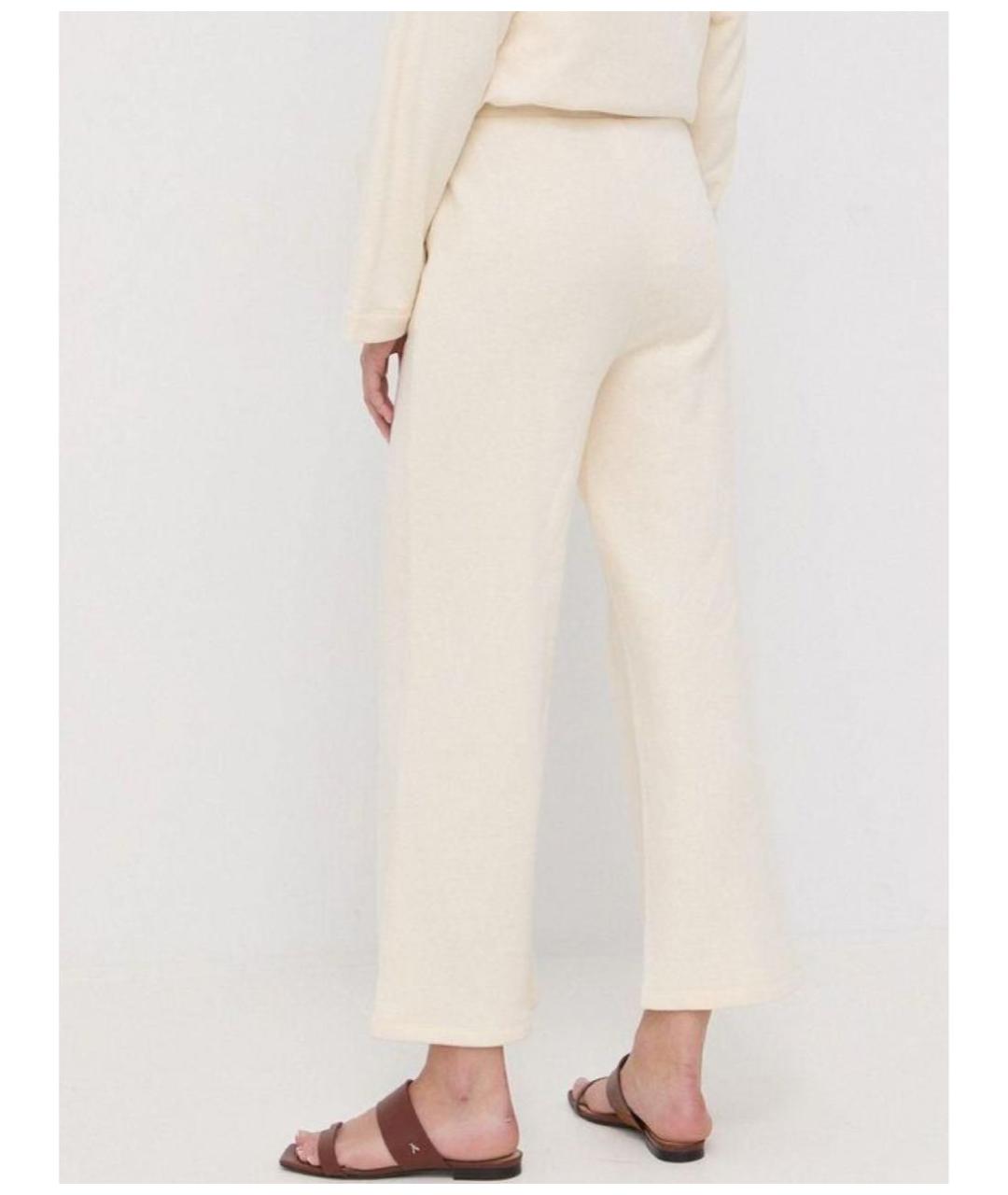 MAX MARA Бежевый хлопковый костюм с брюками, фото 5