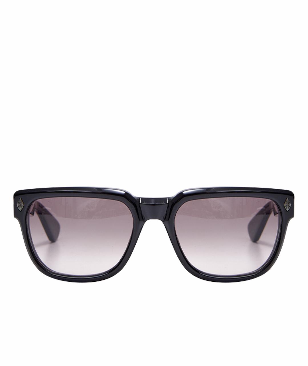 CHROME HEARTS Черные пластиковые солнцезащитные очки, фото 1
