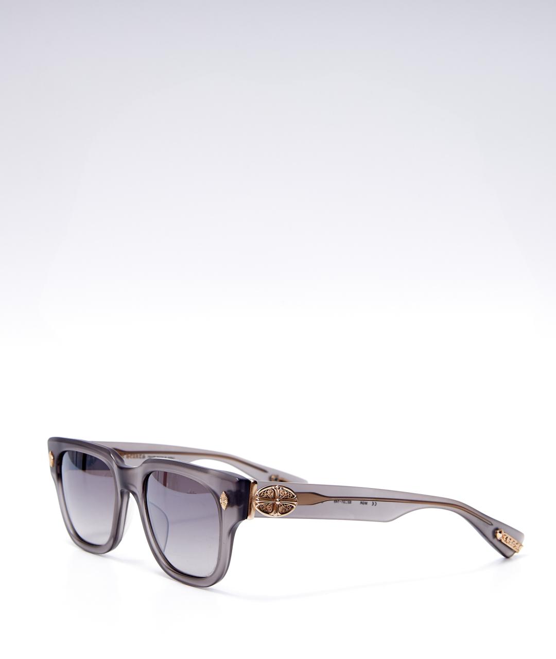 CHROME HEARTS Серые пластиковые солнцезащитные очки, фото 2