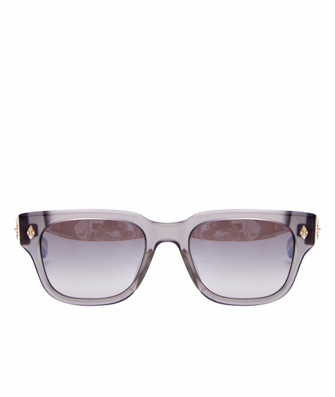 CHROME HEARTS Серые пластиковые солнцезащитные очки, фото 1