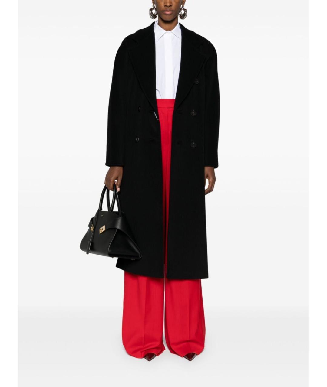 MAX MARA Черное пальто, фото 3