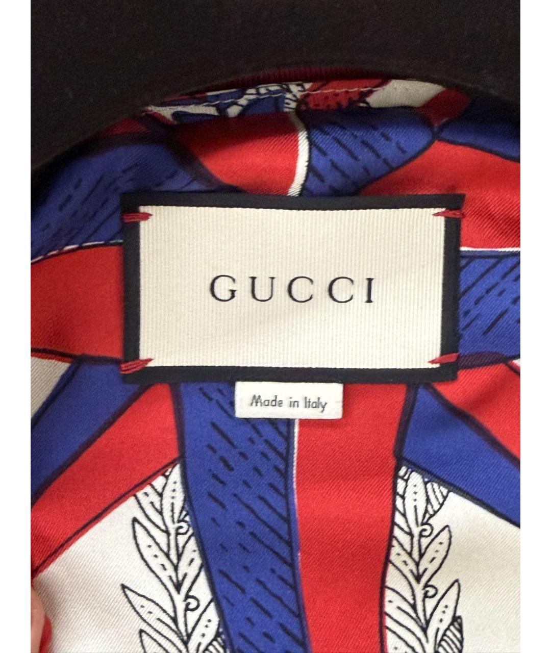 GUCCI Черная кожаная куртка, фото 7