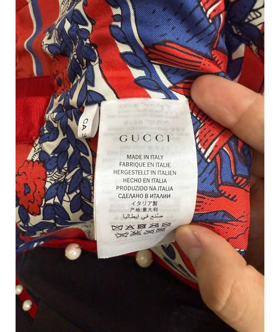 GUCCI Черная кожаная куртка, фото 8