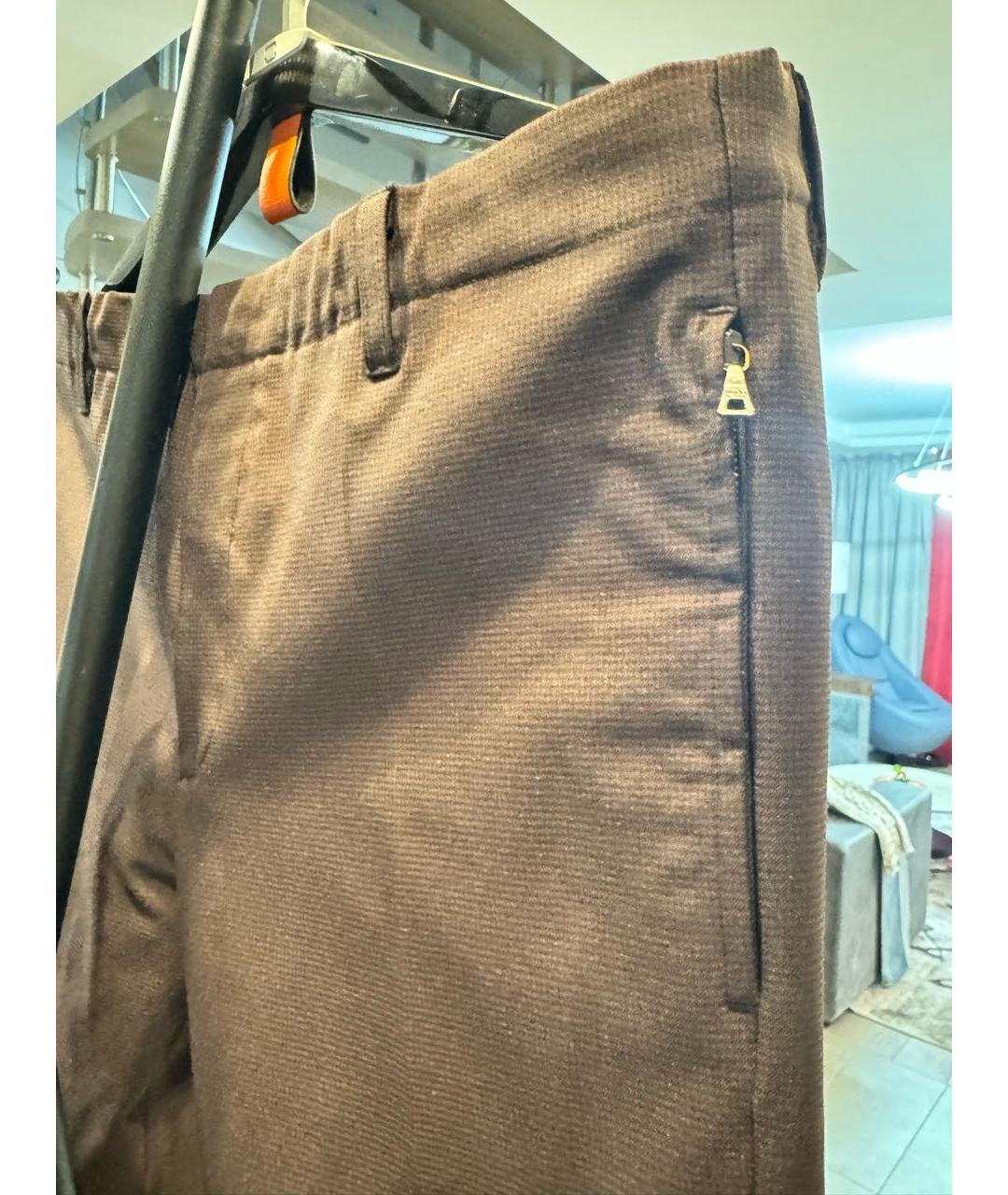 PRADA Бордовый классический костюм, фото 7