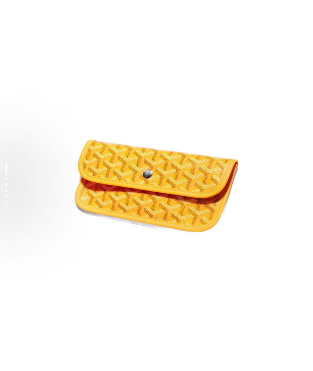 GOYARD Желтая сумка тоут, фото 4
