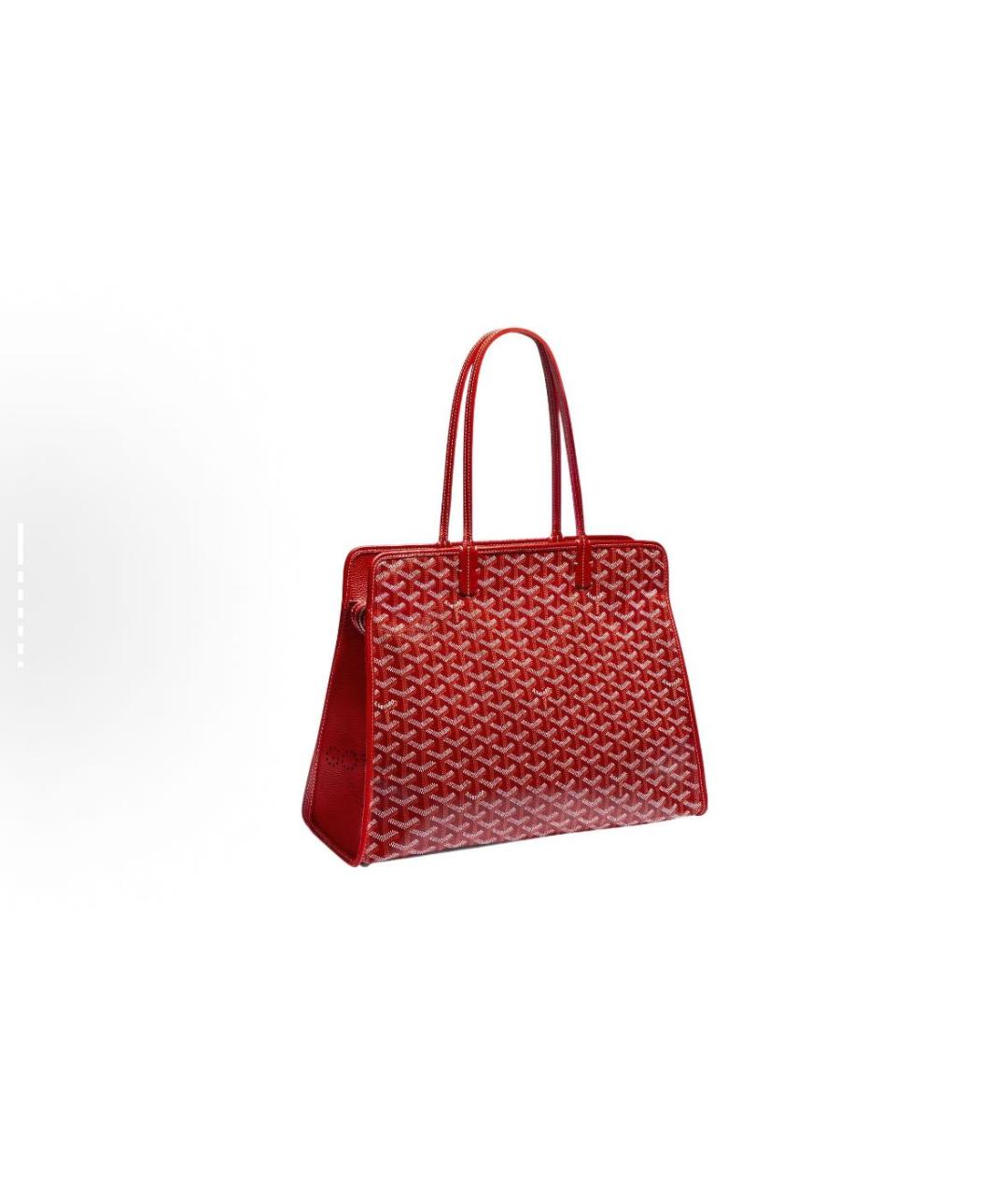 GOYARD Красная сумка тоут, фото 5