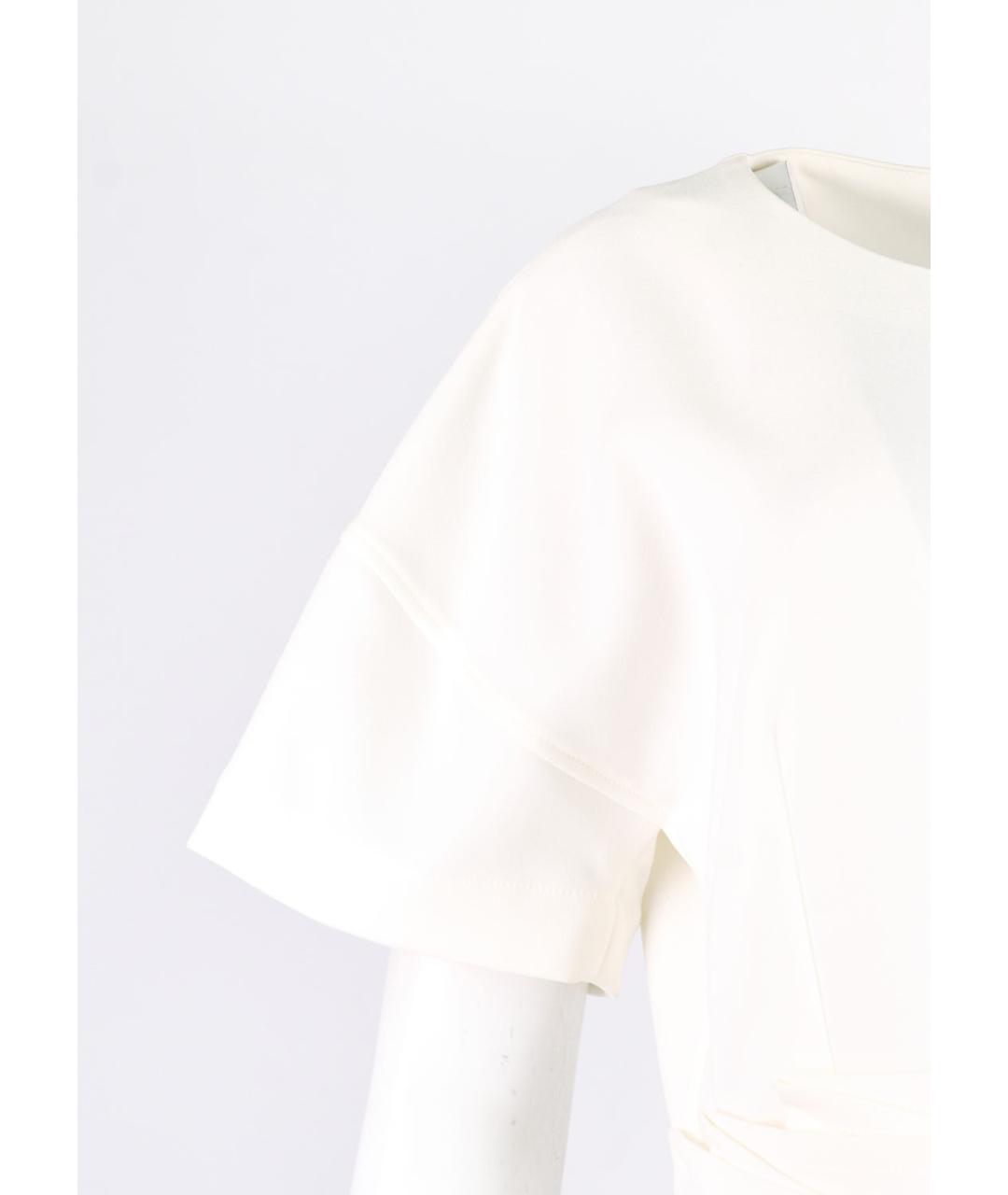 JIL SANDER Белое повседневное платье, фото 2