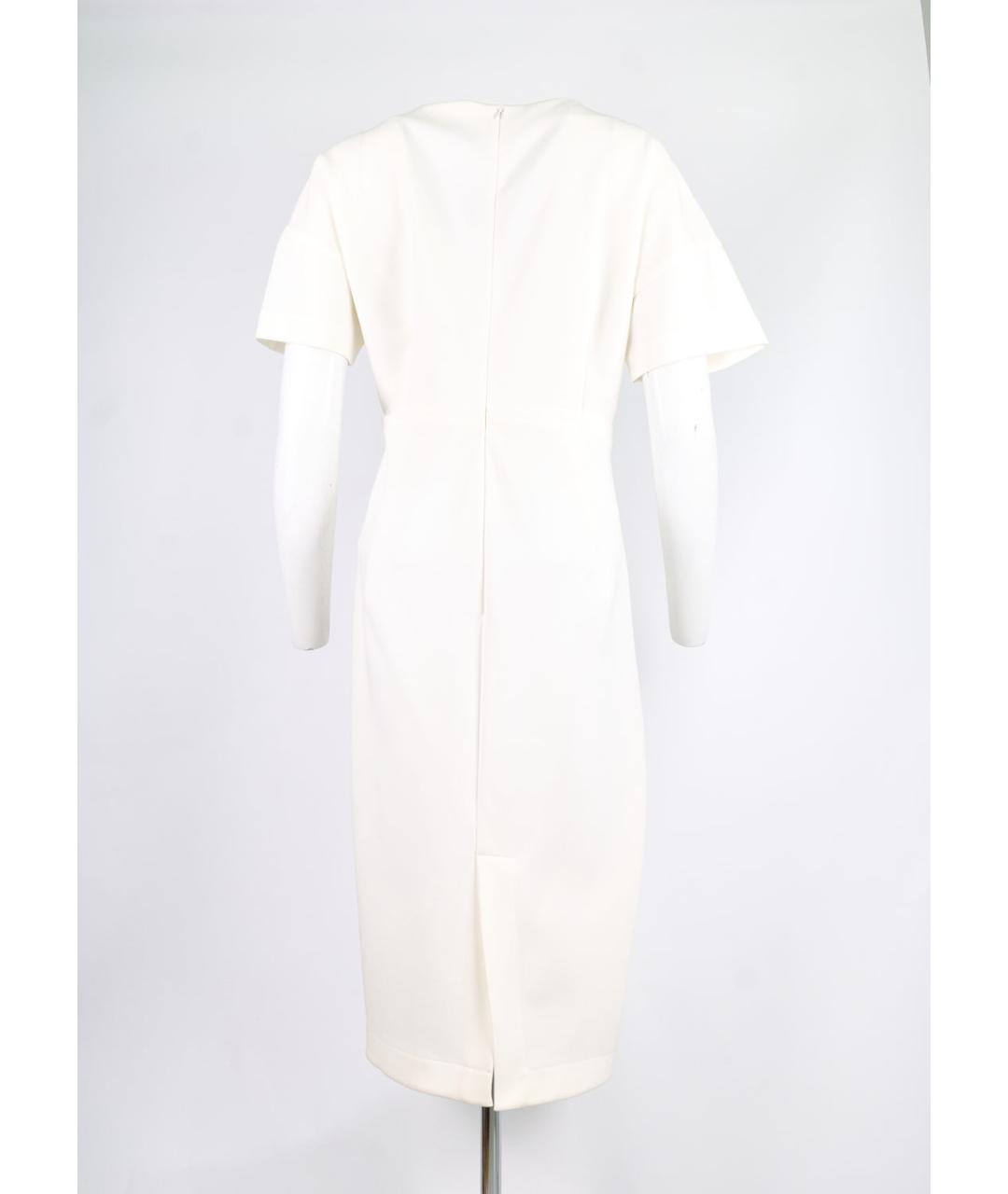 JIL SANDER Белое повседневное платье, фото 5