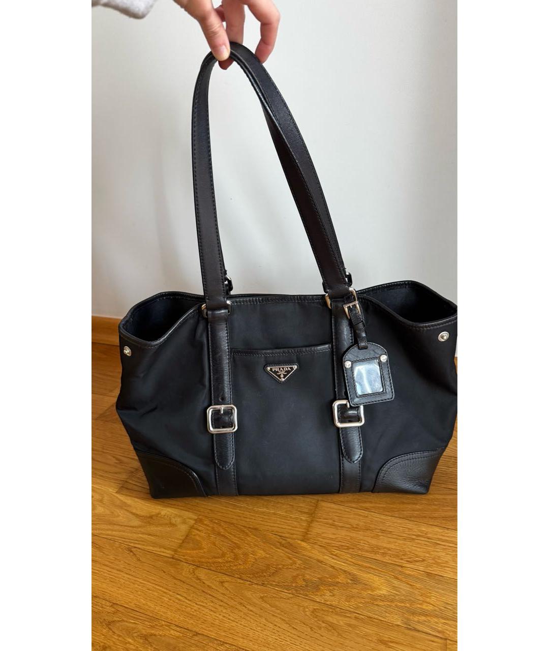PRADA Черная сумка тоут, фото 5