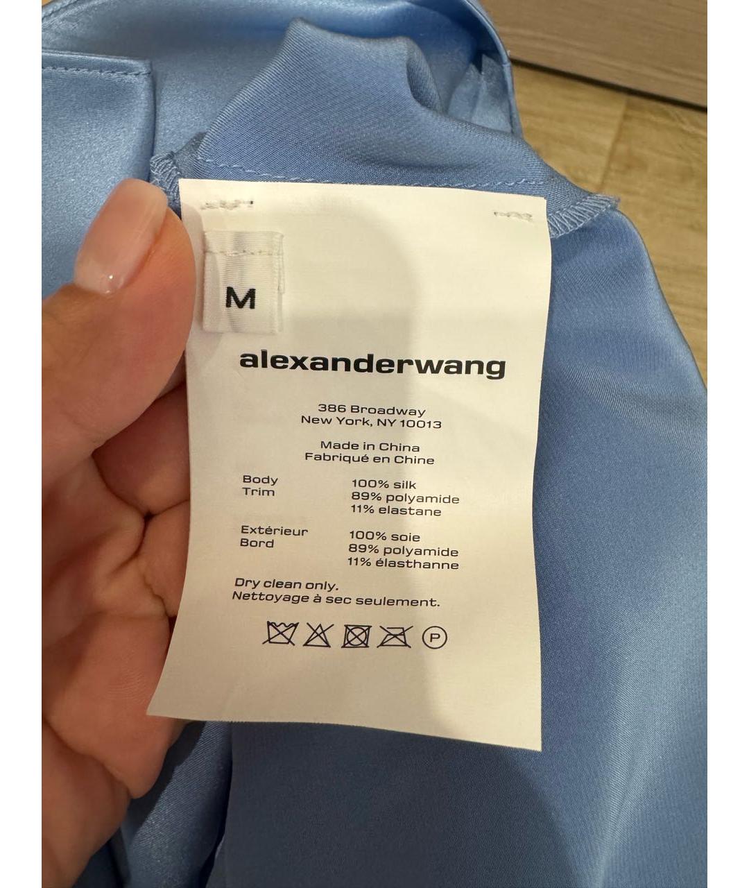 ALEXANDER WANG Голубая пижамы и сорочки, фото 2