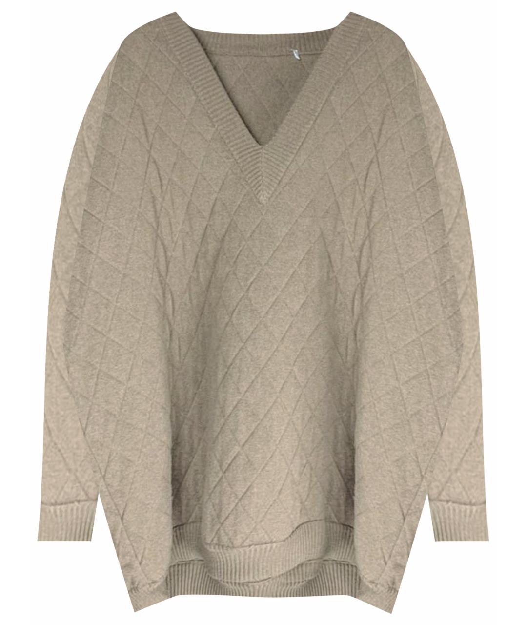 MAX MARA Коричневый шерстяной джемпер / свитер, фото 1