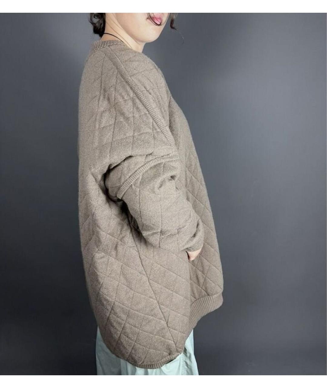 MAX MARA Коричневый шерстяной джемпер / свитер, фото 4