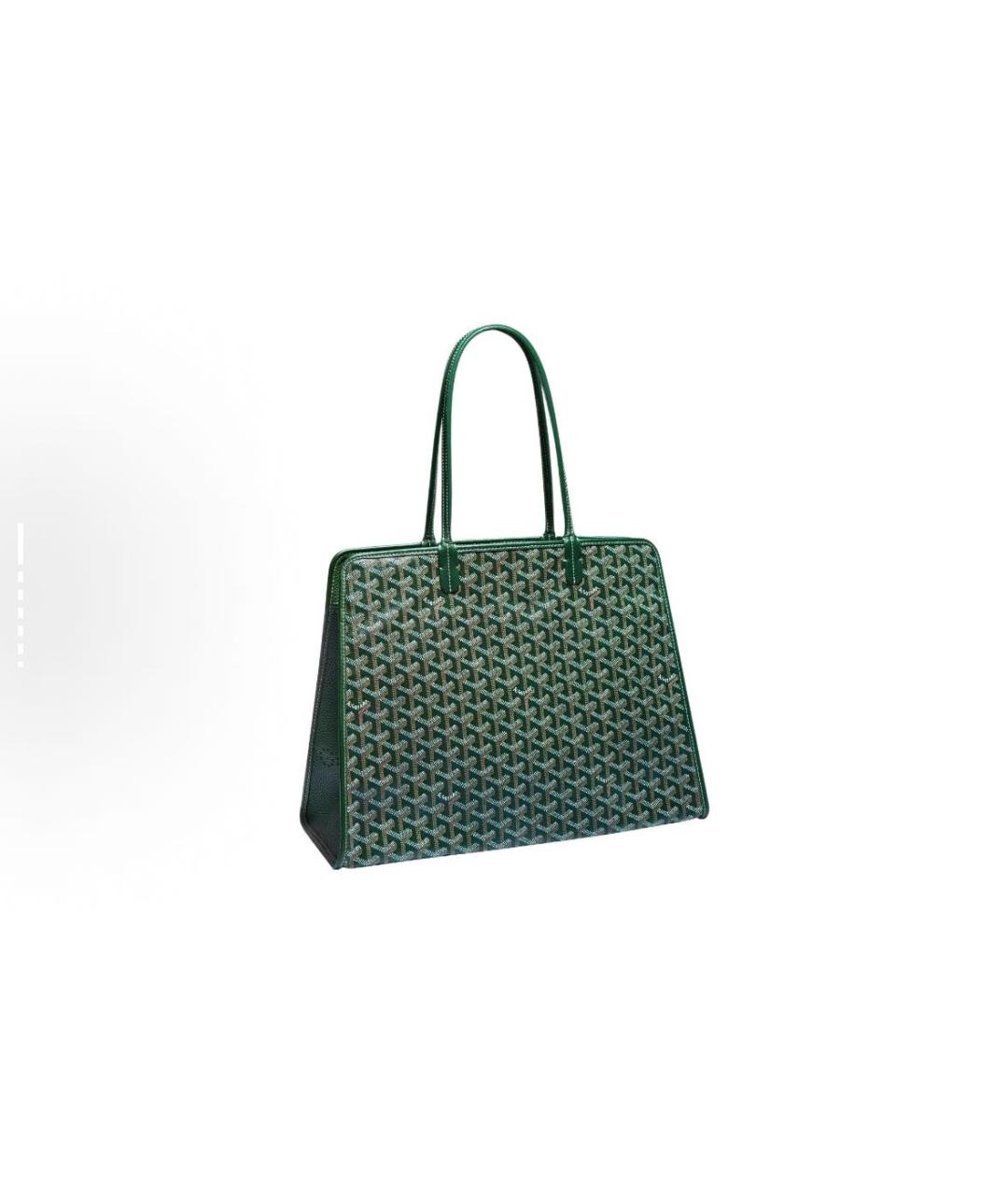 GOYARD Зеленая сумка тоут, фото 5