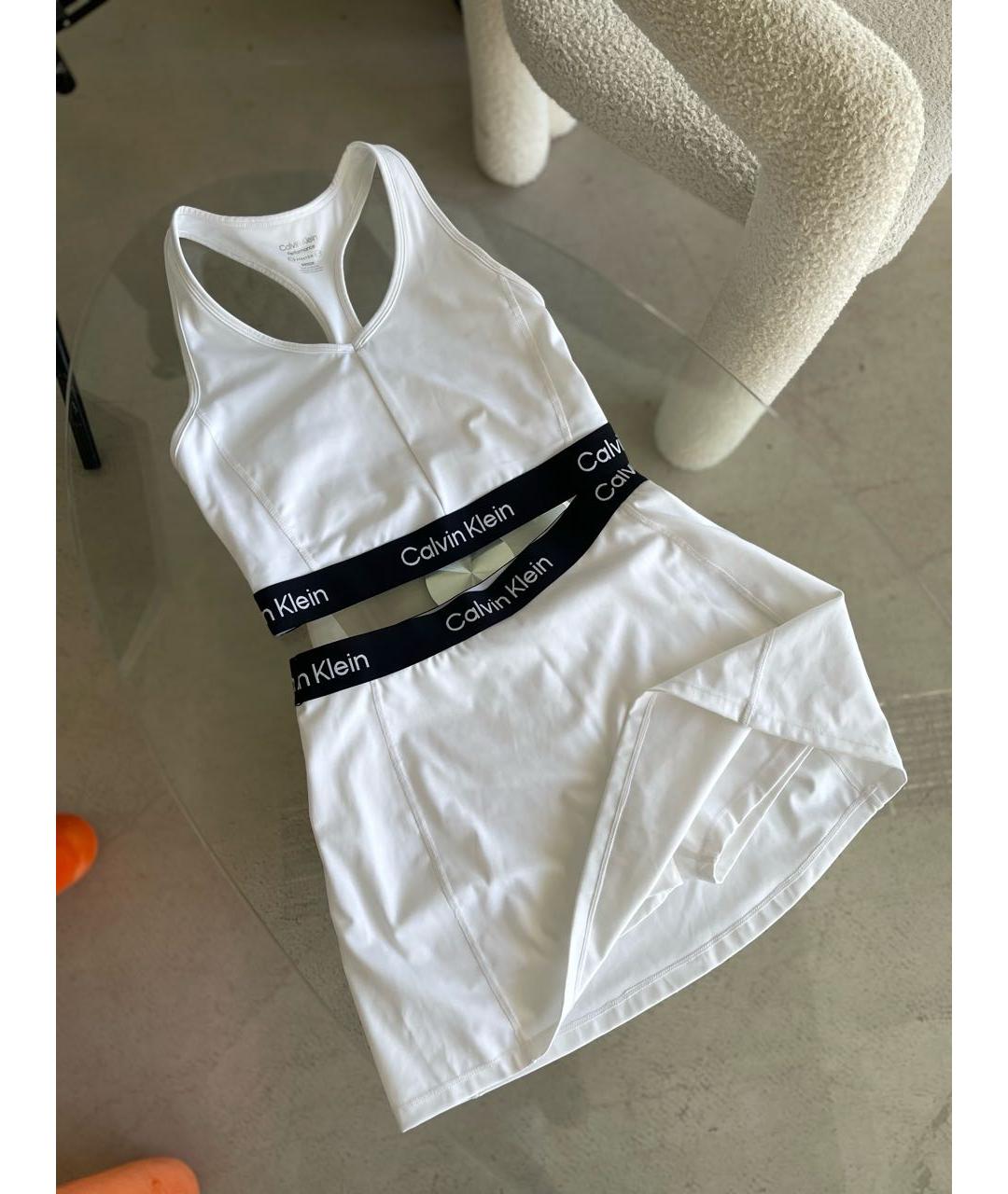 CALVIN KLEIN Белый полиэстеровый спортивные костюмы, фото 9