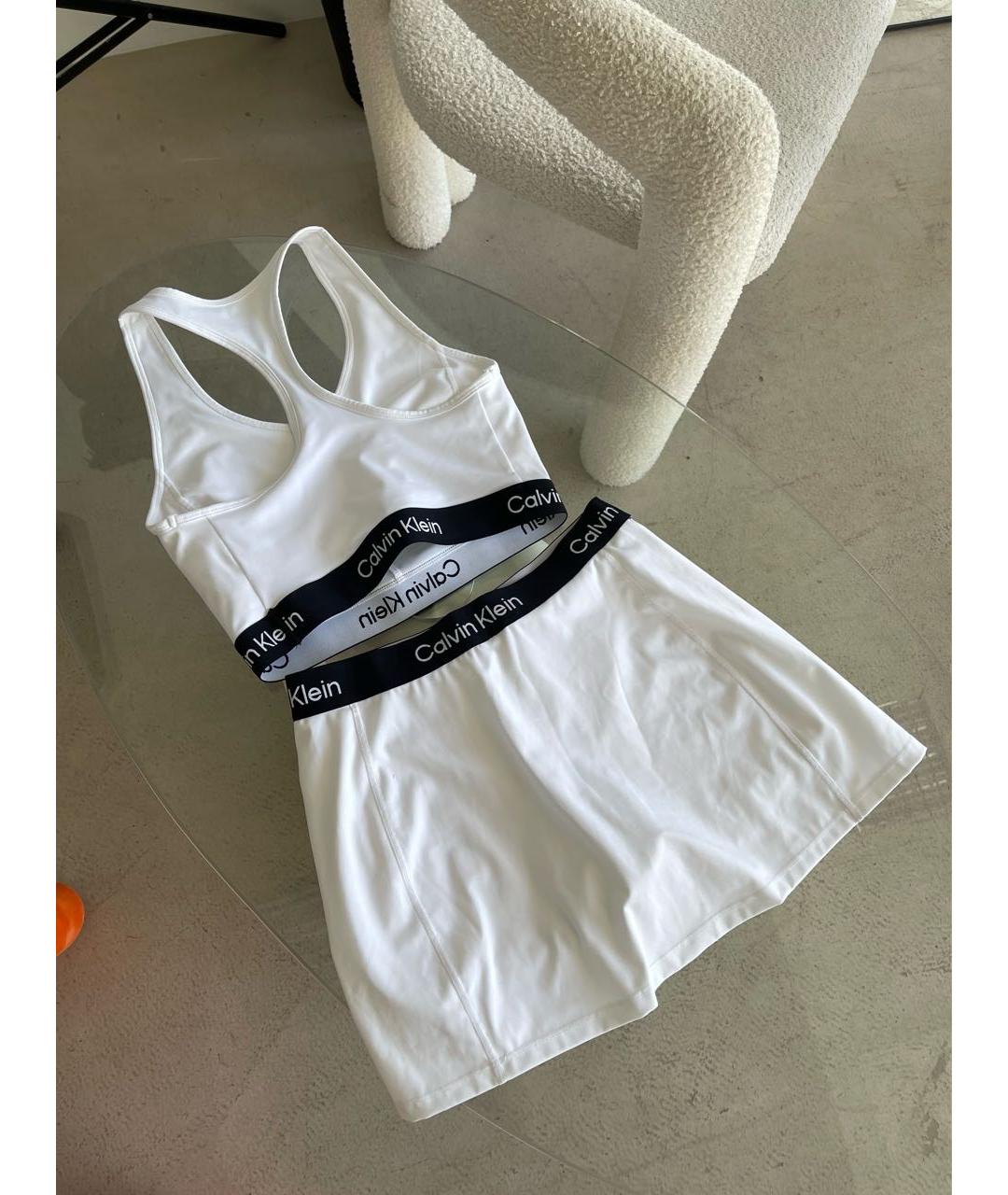 CALVIN KLEIN Белый полиэстеровый спортивные костюмы, фото 2