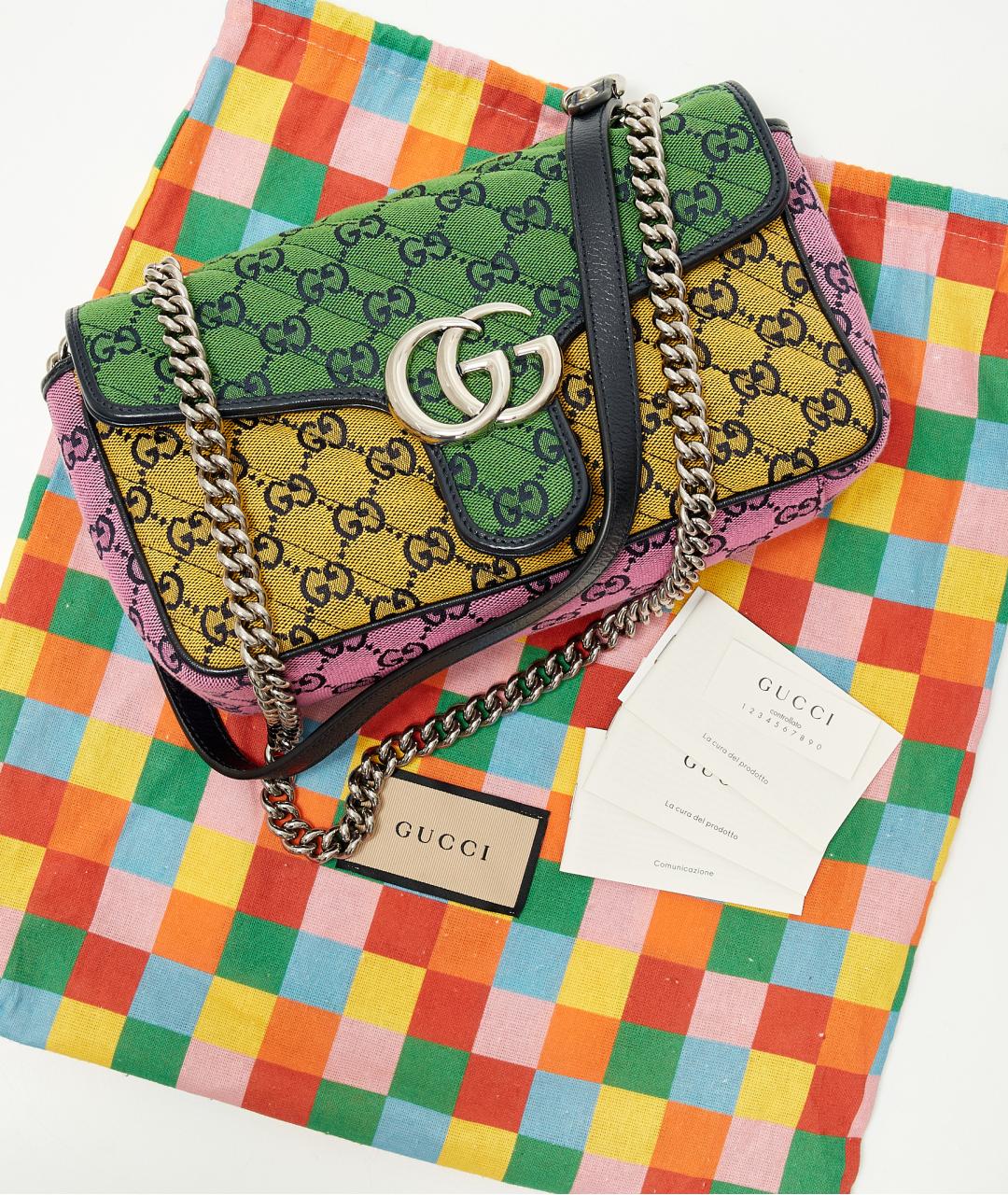 GUCCI Мульти тканевая сумка через плечо, фото 2