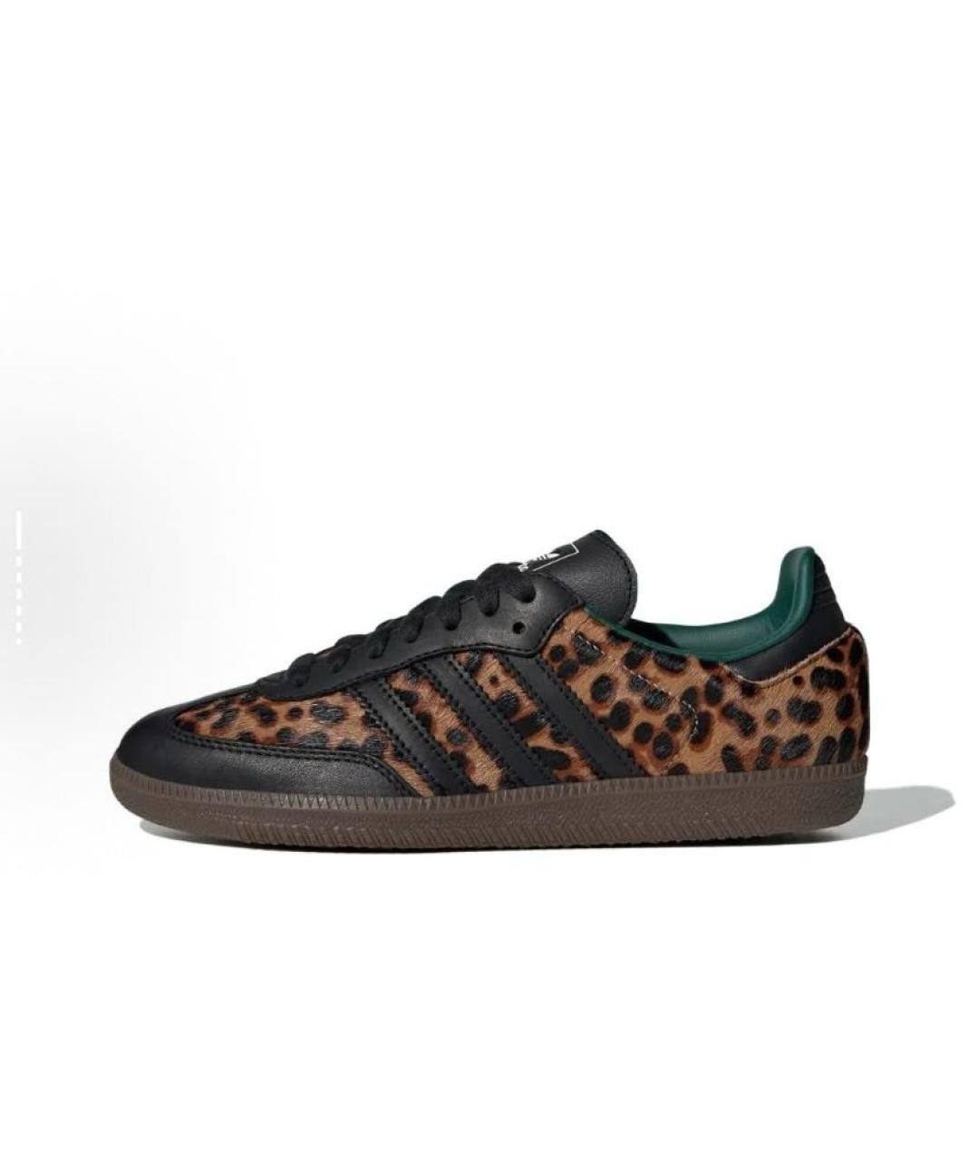 ADIDAS Черные замшевые кроссовки, фото 3