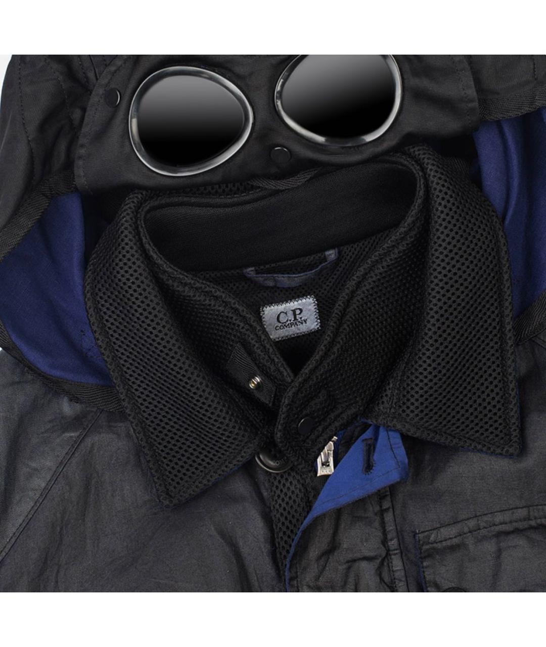 CP COMPANY Темно-синяя льняная куртка, фото 4