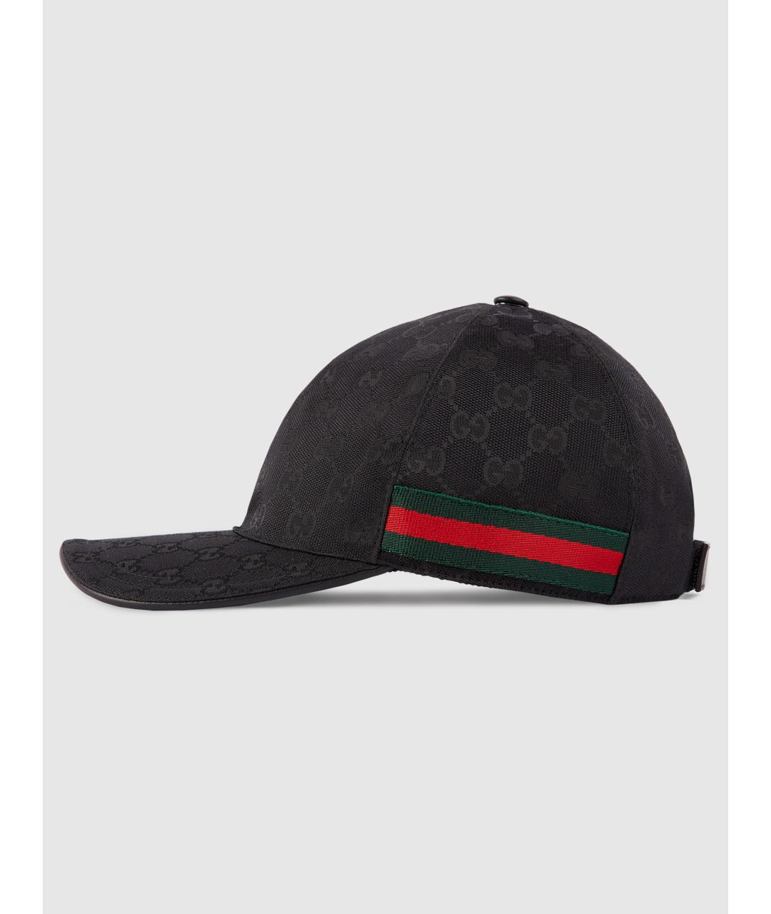 GUCCI Черная синтетическая кепка/бейсболка, фото 2