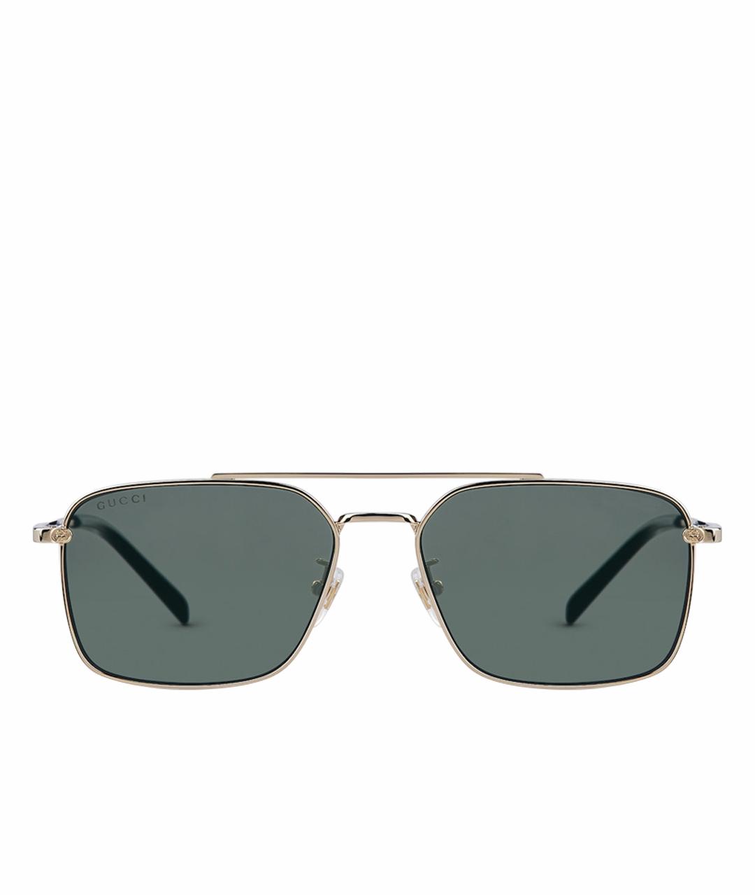GUCCI Золотые солнцезащитные очки, фото 1