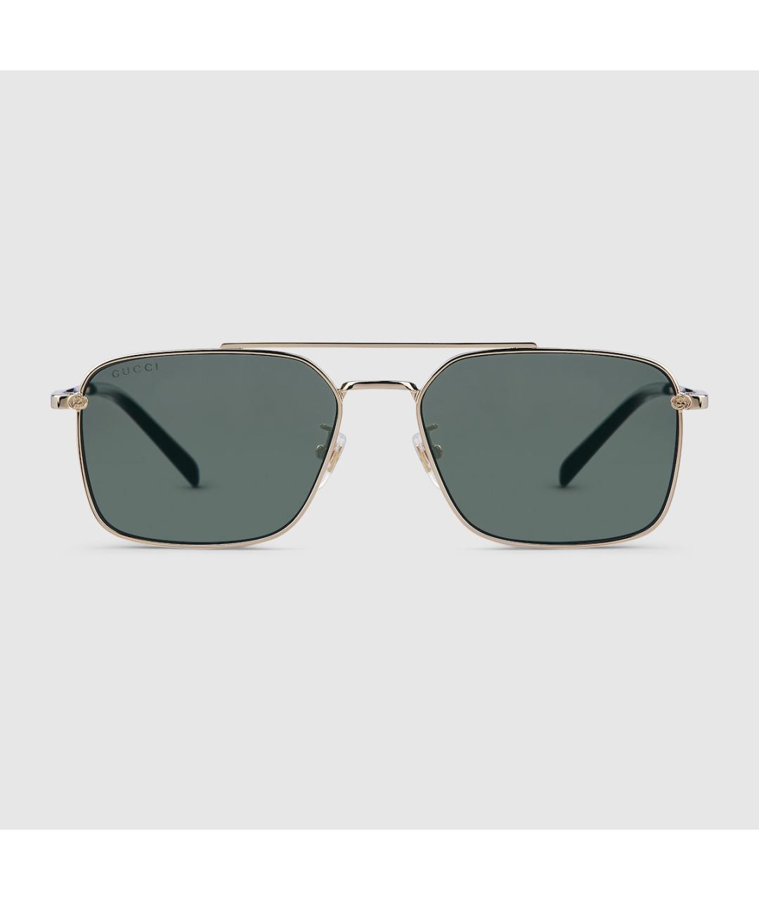GUCCI Золотые солнцезащитные очки, фото 3