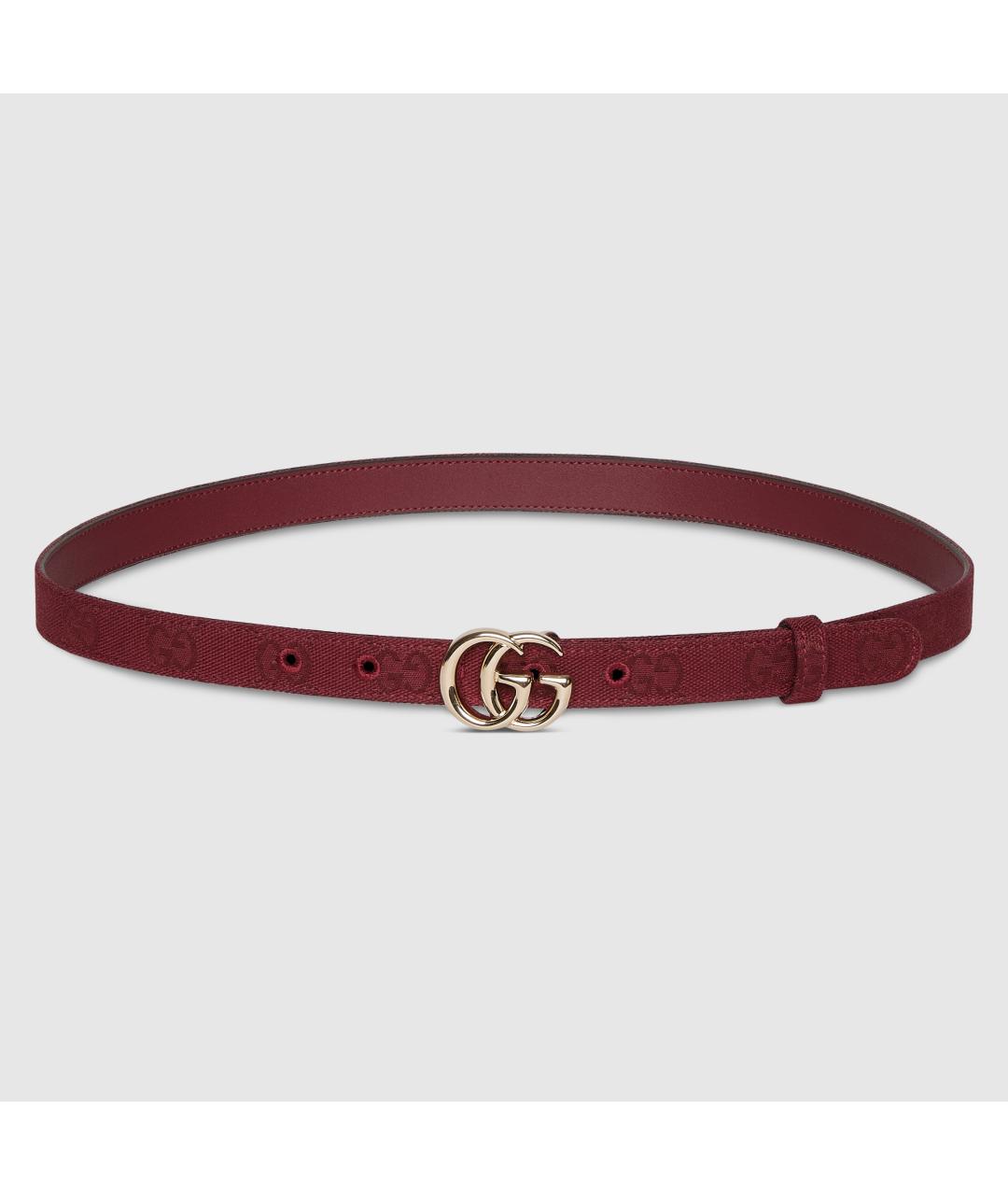GUCCI Красный кожаный ремень, фото 4