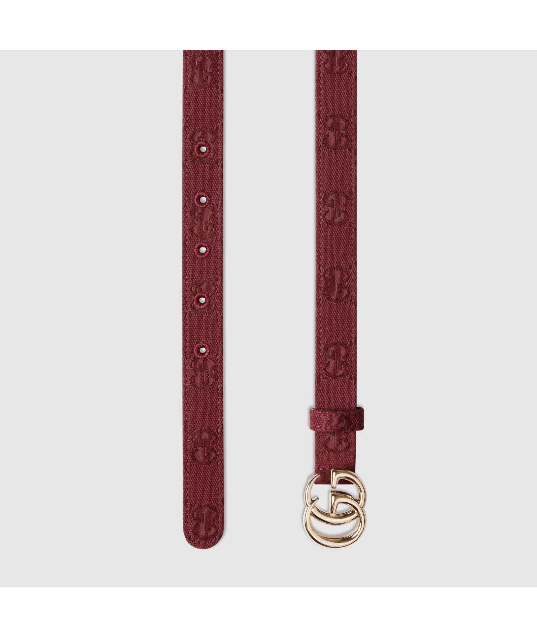 GUCCI Красный кожаный ремень, фото 3