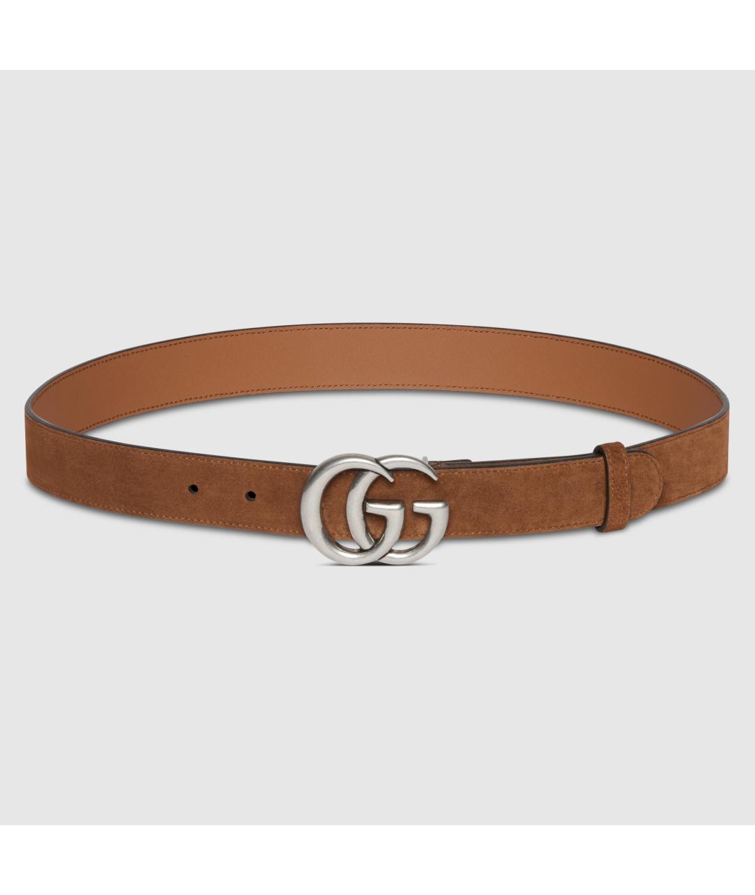 GUCCI Коричневый кожаный ремень, фото 4