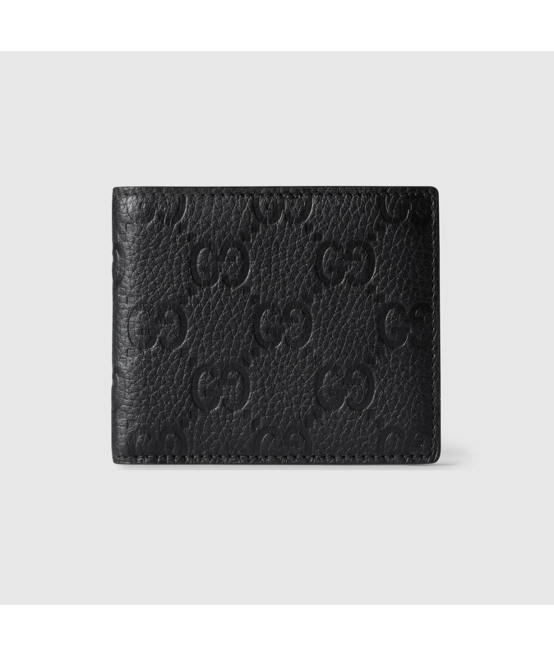 GUCCI Черный кожаный кошелек, фото 5
