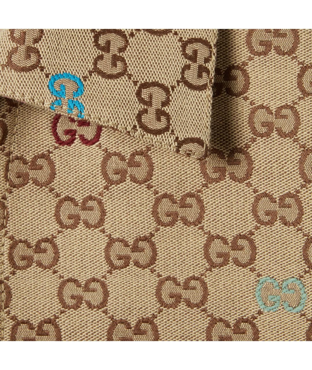GUCCI Бежевая хлопковая куртка, фото 6