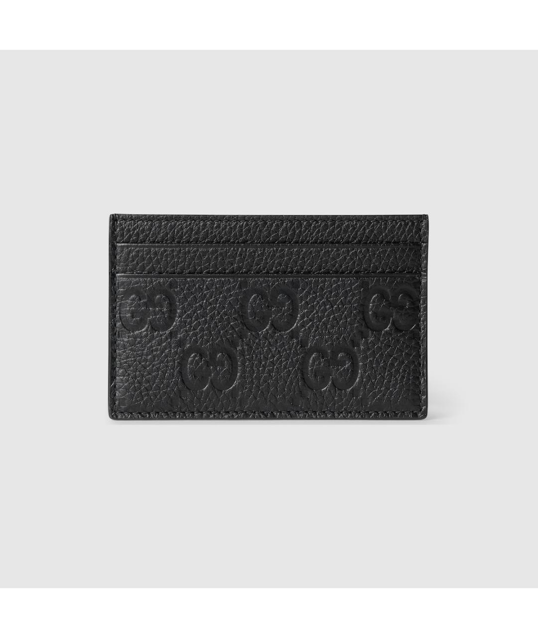 GUCCI Черный кожаный кардхолдер, фото 4