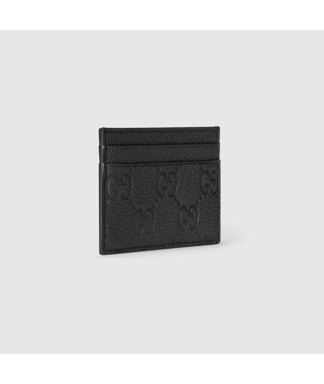 GUCCI Черный кожаный кардхолдер, фото 2