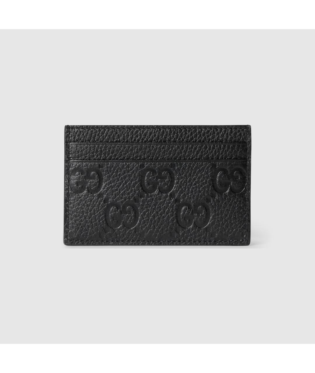 GUCCI Черный кожаный кардхолдер, фото 3