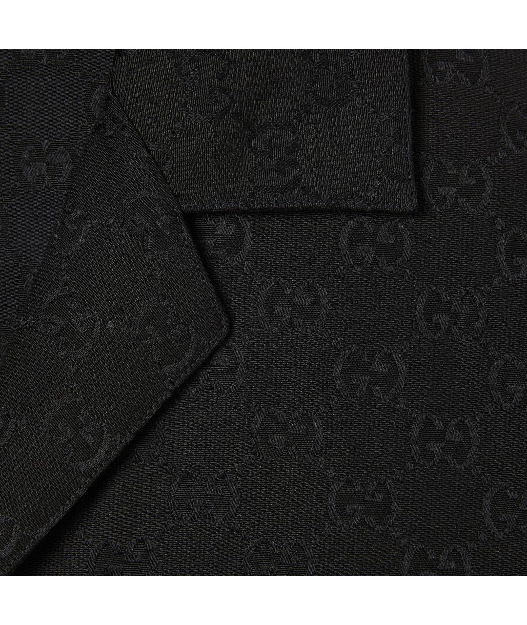 GUCCI Черная льняная кэжуал рубашка, фото 6