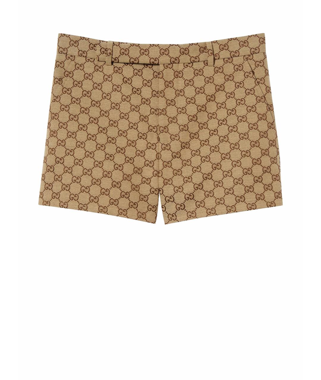 GUCCI Бежевые шорты, фото 1