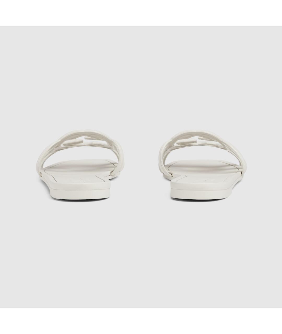 GUCCI Белые шлепанцы, фото 4