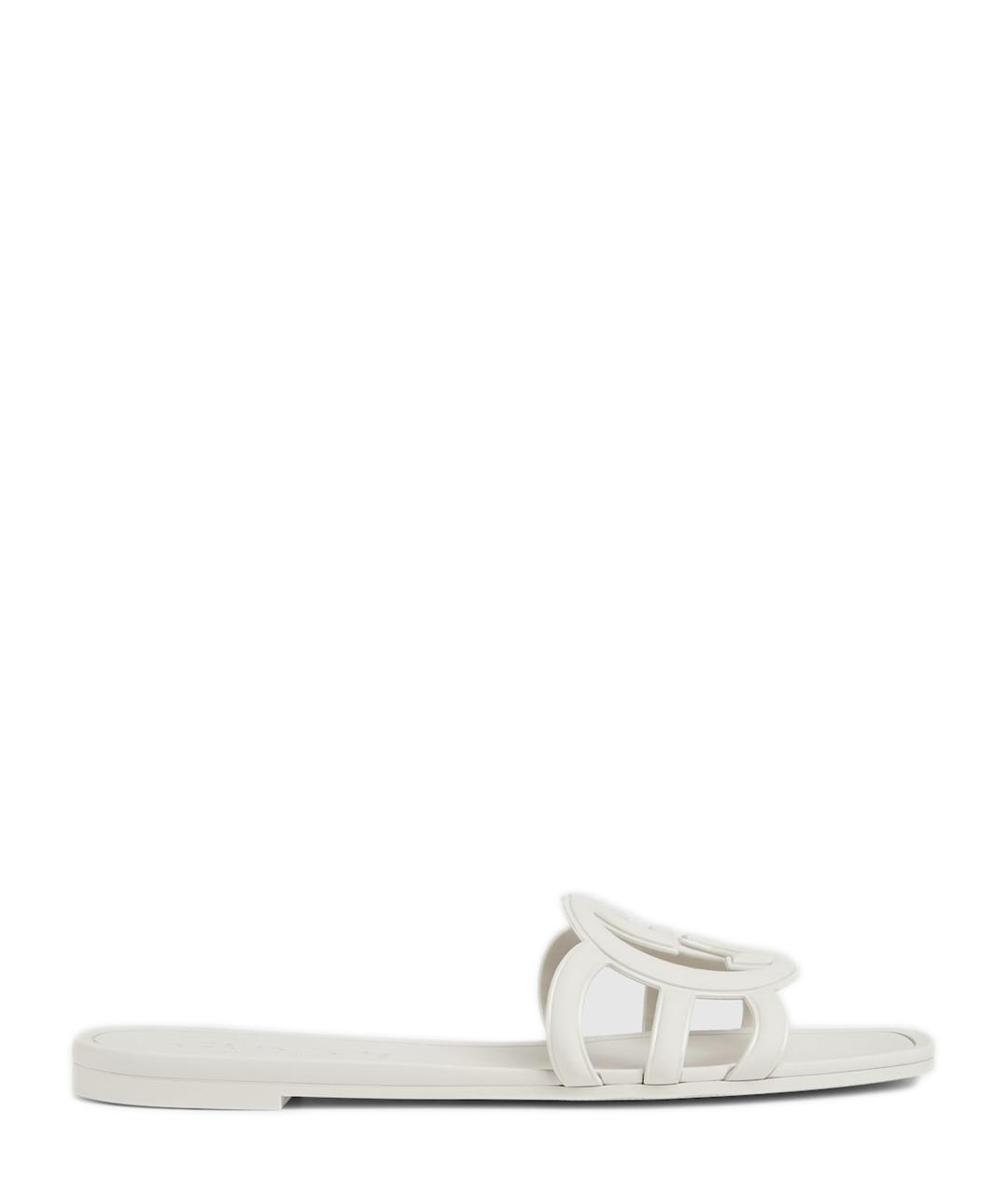GUCCI Белые шлепанцы, фото 1