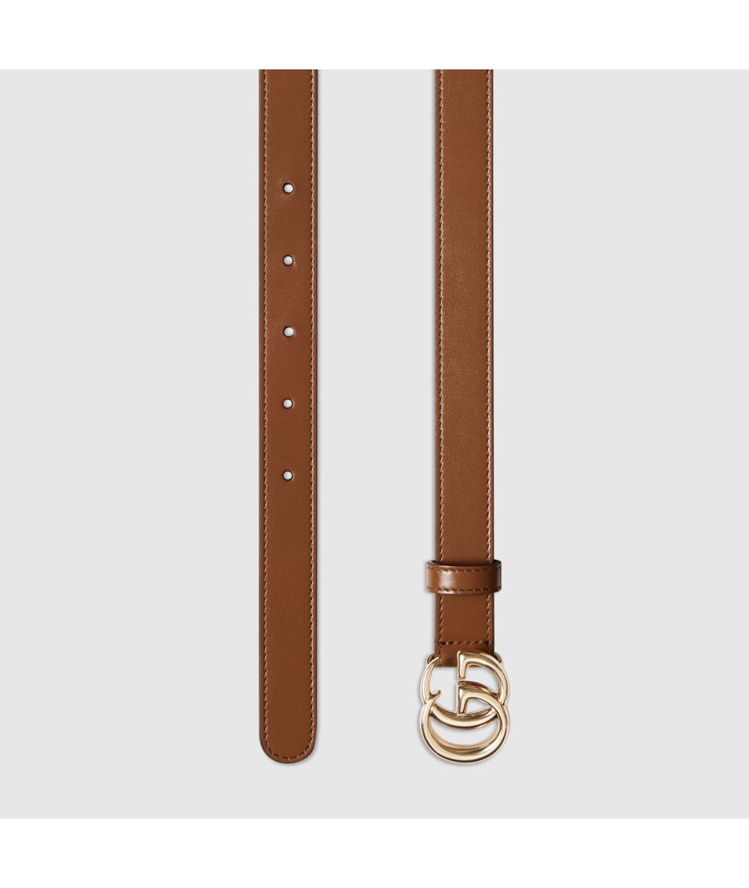 GUCCI Коричневый кожаный ремень, фото 3