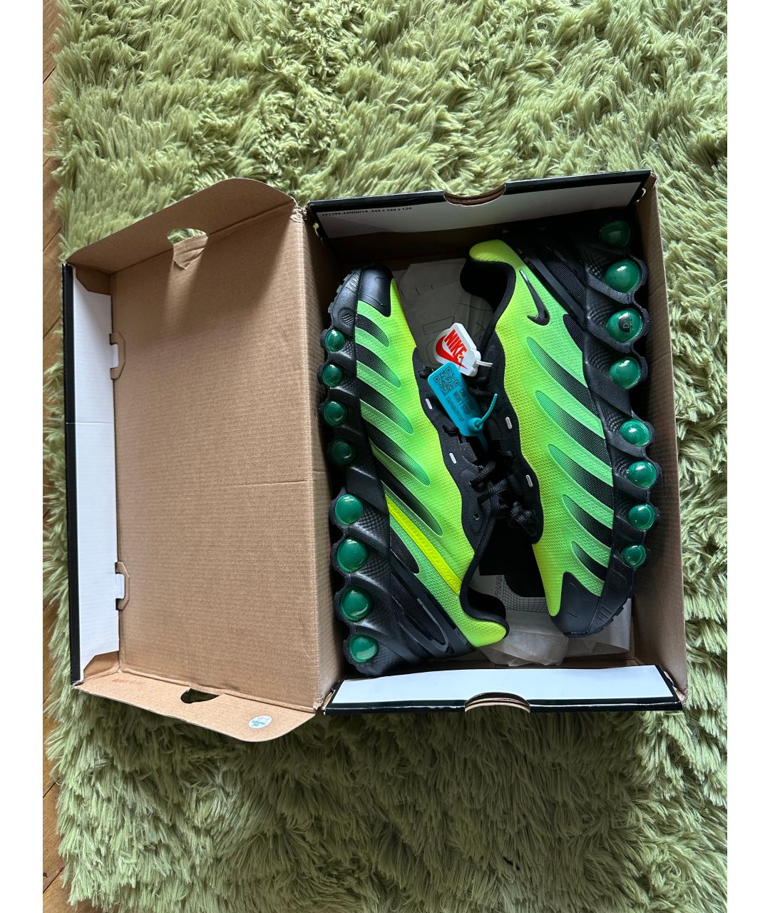 NIKE Зеленые низкие кроссовки / кеды, фото 9
