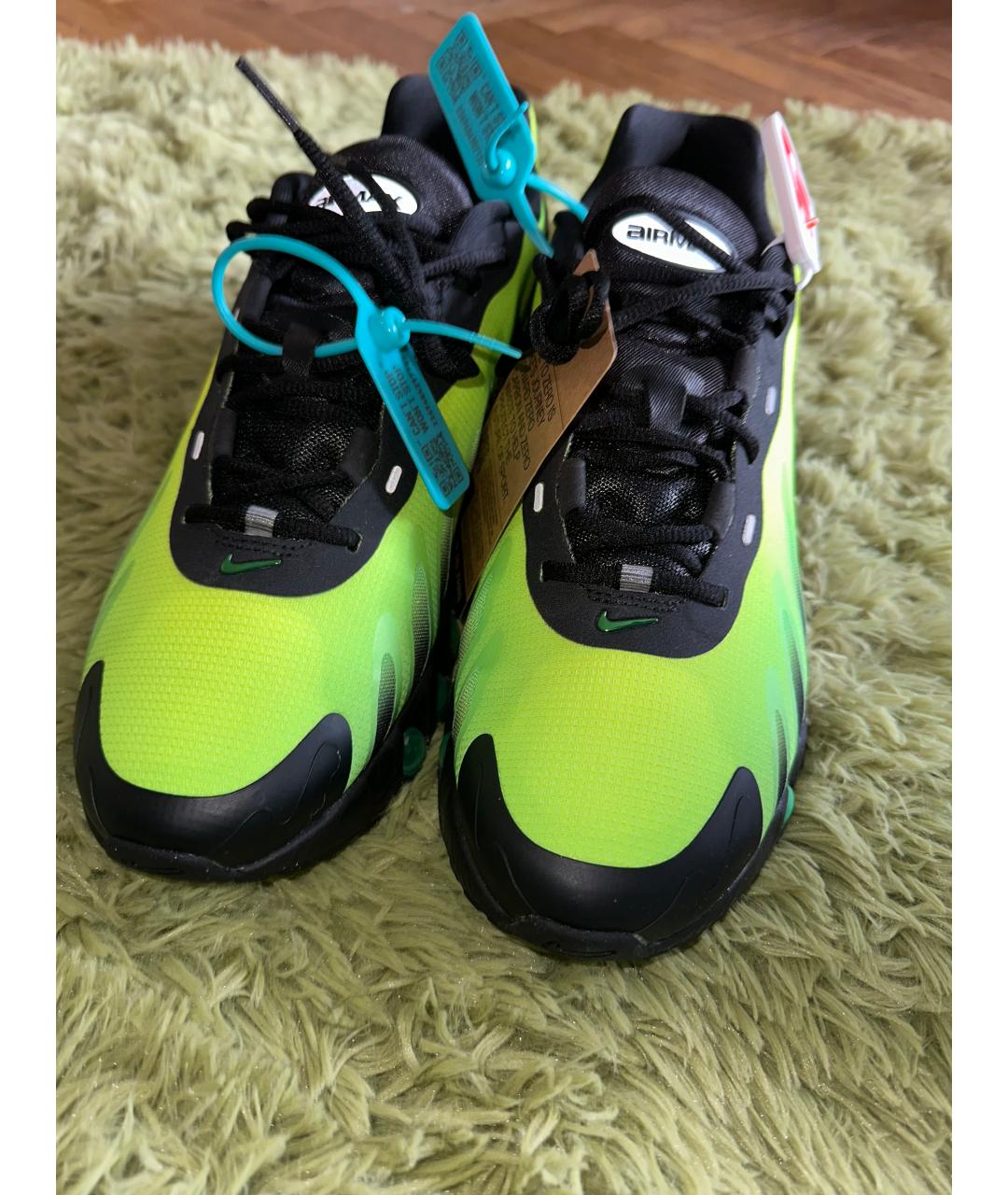 NIKE Зеленые низкие кроссовки / кеды, фото 2